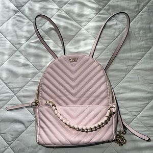 Pink Victoria’s Secret mini backpack